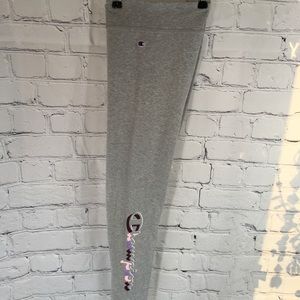 CHAMPION XL Girls Sweats with patterned leg.